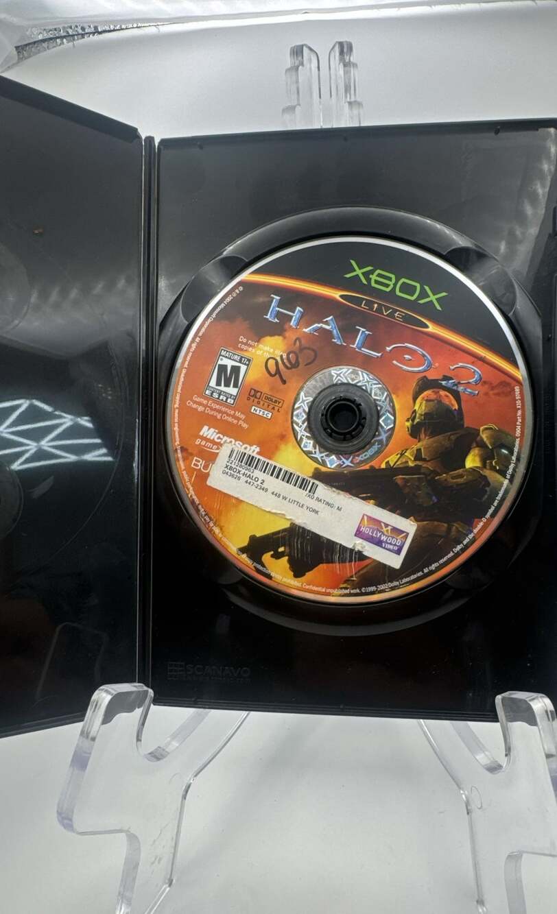 Microsoft Halo 2 Xbox Game Disc